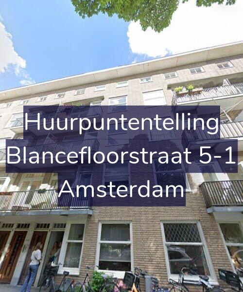 Foto gevel Huurpuntentelling voor Blancefloorstraat 5-1, Amsterdam