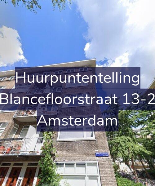 Foto gevel Huurpuntentelling voor Blancefloorstraat 13-2, Amsterdam