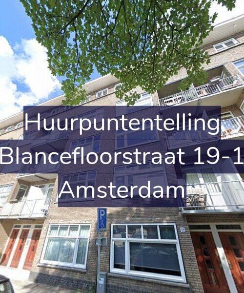 Foto gevel Huurpuntentelling voor Blancefloorstraat 19-1, Amsterdam