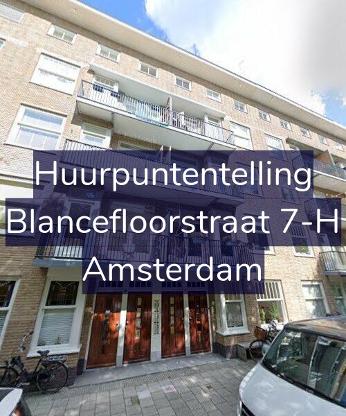Foto gevel Huurpuntentelling voor Blancefloorstraat 7-H, Amsterdam