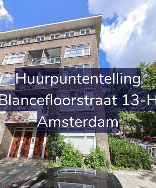 Foto gevel Huurpuntentelling voor Blancefloorstraat 13-H, Amsterdam