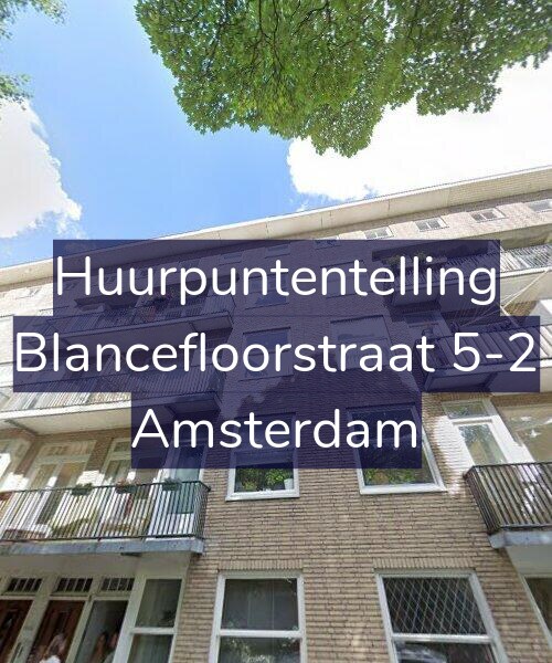 Foto gevel Huurpuntentelling voor Blancefloorstraat 5-2, Amsterdam