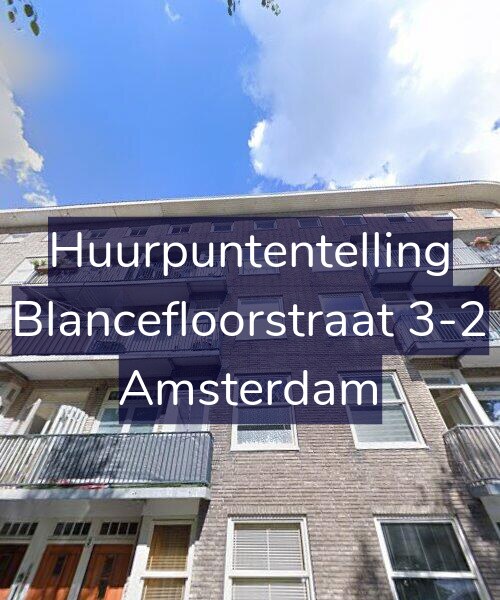 Foto gevel Huurpuntentelling voor Blancefloorstraat 3-2, Amsterdam