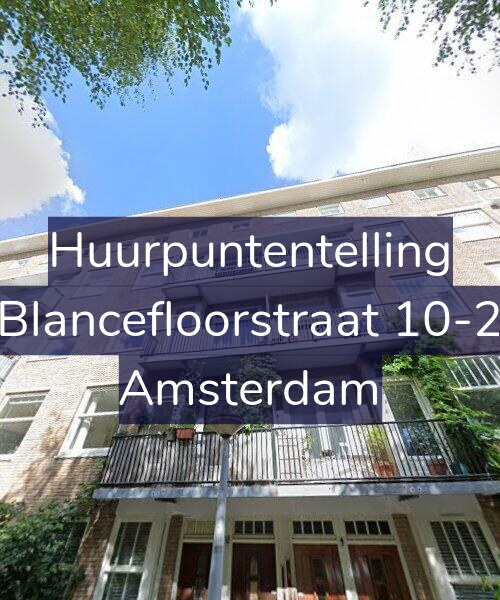 Foto gevel Huurpuntentelling voor Blancefloorstraat 10-2, Amsterdam