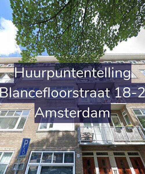 Foto gevel Huurpuntentelling voor Blancefloorstraat 18-2, Amsterdam