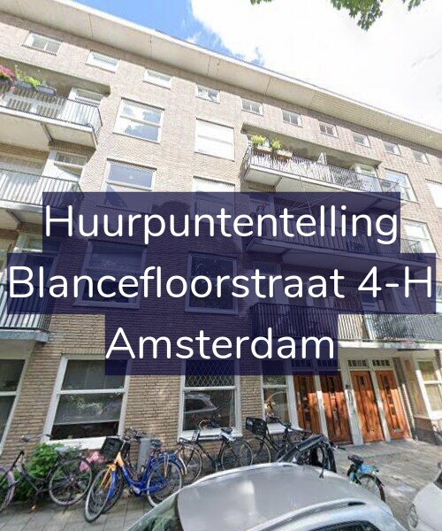 Foto gevel Huurpuntentelling voor Blancefloorstraat 4-H, Amsterdam