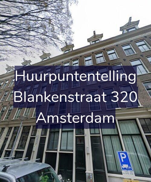 Foto gevel Huurpuntentelling voor Blankenstraat 320, Amsterdam