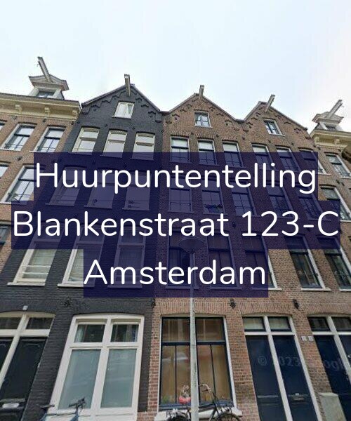 Foto gevel Huurpuntentelling voor Blankenstraat 123-C, Amsterdam
