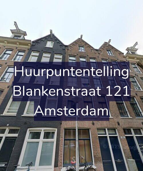 Foto gevel Huurpuntentelling voor Blankenstraat 121, Amsterdam