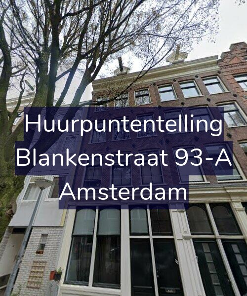 Foto gevel Huurpuntentelling voor Blankenstraat 93-A, Amsterdam