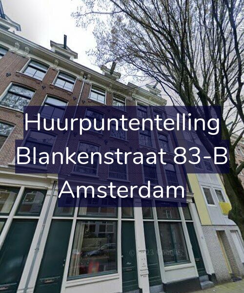 Foto gevel Huurpuntentelling voor Blankenstraat 83-B, Amsterdam