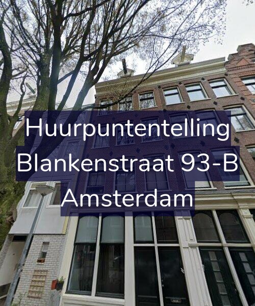 Foto gevel Huurpuntentelling voor Blankenstraat 93-B, Amsterdam