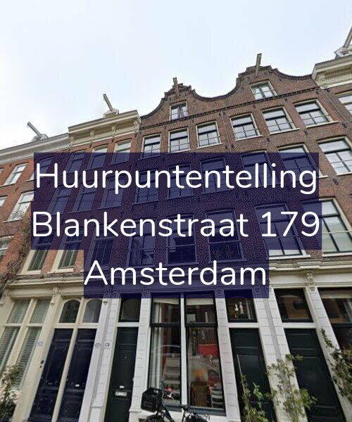 Foto gevel Huurpuntentelling voor Blankenstraat 179, Amsterdam