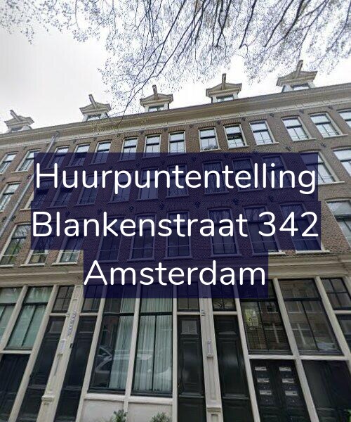 Foto gevel Huurpuntentelling voor Blankenstraat 342, Amsterdam