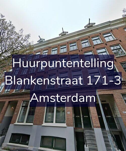 Foto gevel Huurpuntentelling voor Blankenstraat 171-3, Amsterdam