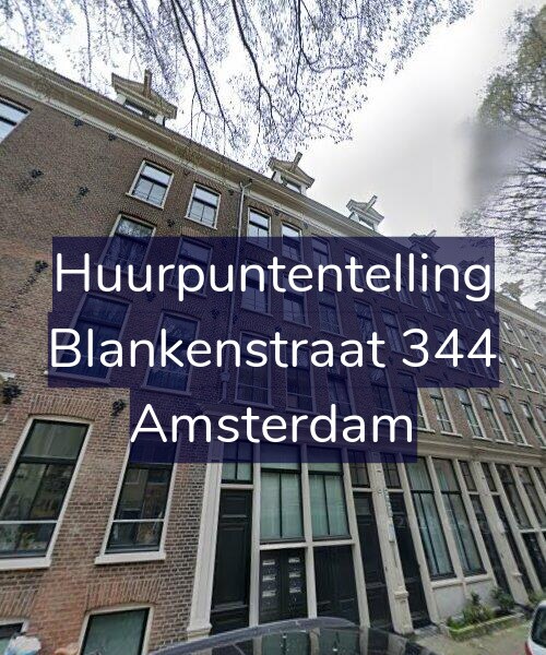 Foto gevel Huurpuntentelling voor Blankenstraat 344, Amsterdam
