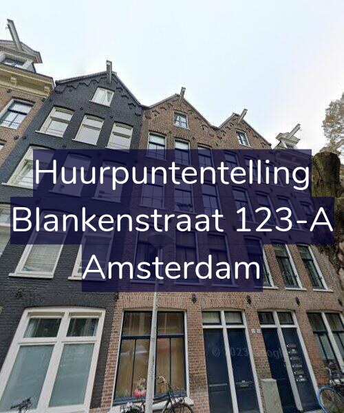 Foto gevel Huurpuntentelling voor Blankenstraat 123-A, Amsterdam
