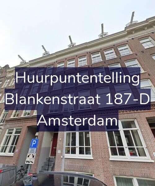 Foto gevel Huurpuntentelling voor Blankenstraat 187-D, Amsterdam