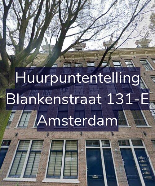Foto gevel Huurpuntentelling voor Blankenstraat 131-E, Amsterdam