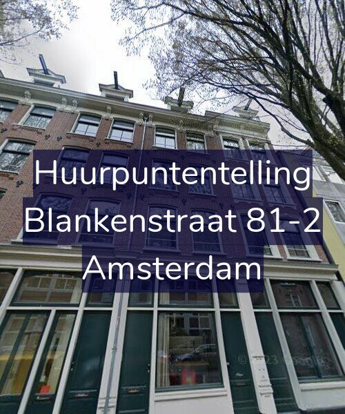 Foto gevel Huurpuntentelling voor Blankenstraat 81-2, Amsterdam