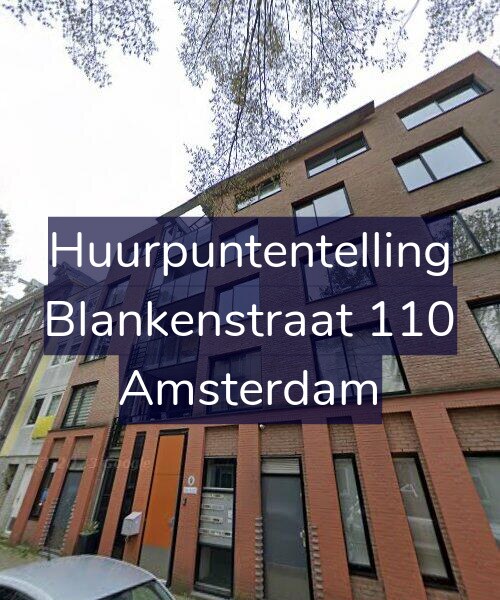 Foto gevel Huurpuntentelling voor Blankenstraat 110, Amsterdam