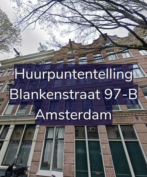 Foto gevel Huurpuntentelling voor Blankenstraat 97-B, Amsterdam