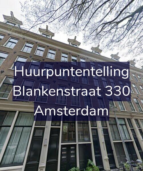 Foto gevel Huurpuntentelling voor Blankenstraat 330, Amsterdam