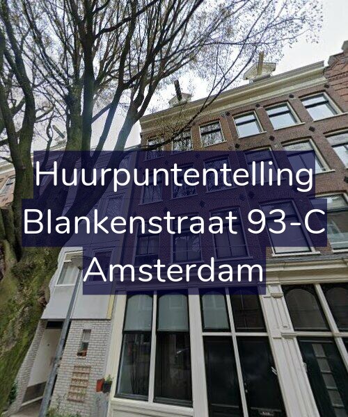 Foto gevel Huurpuntentelling voor Blankenstraat 93-C, Amsterdam