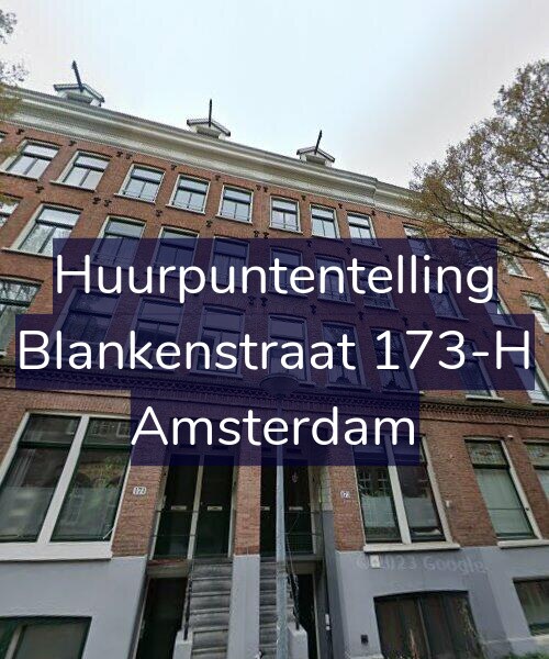 Foto gevel Huurpuntentelling voor Blankenstraat 173-H, Amsterdam