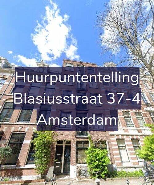 Foto gevel Huurpuntentelling voor Blasiusstraat 37-4, Amsterdam