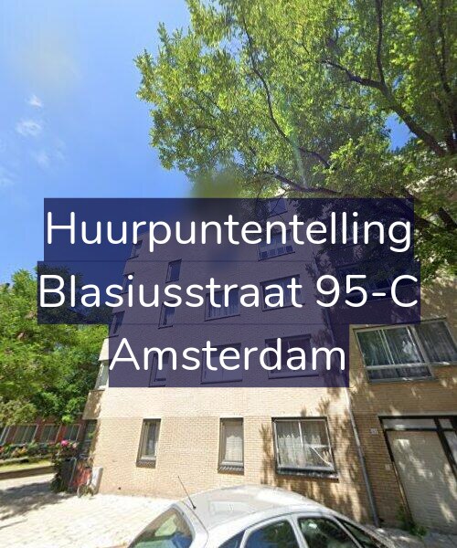Foto gevel Huurpuntentelling voor Blasiusstraat 95-C, Amsterdam