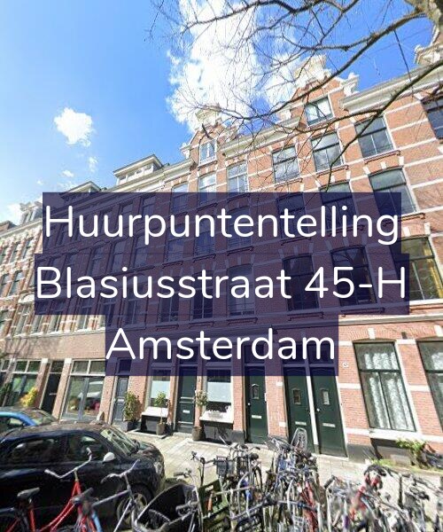 Foto gevel Huurpuntentelling voor Blasiusstraat 45-H, Amsterdam