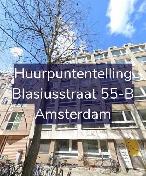 Foto gevel Huurpuntentelling voor Blasiusstraat 55-B, Amsterdam