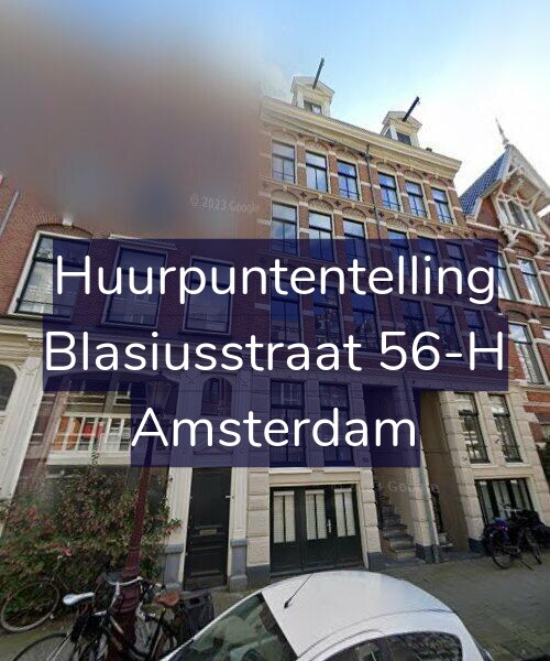 Foto gevel Huurpuntentelling voor Blasiusstraat 56-H, Amsterdam