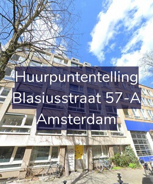 Foto gevel Huurpuntentelling voor Blasiusstraat 57-A, Amsterdam