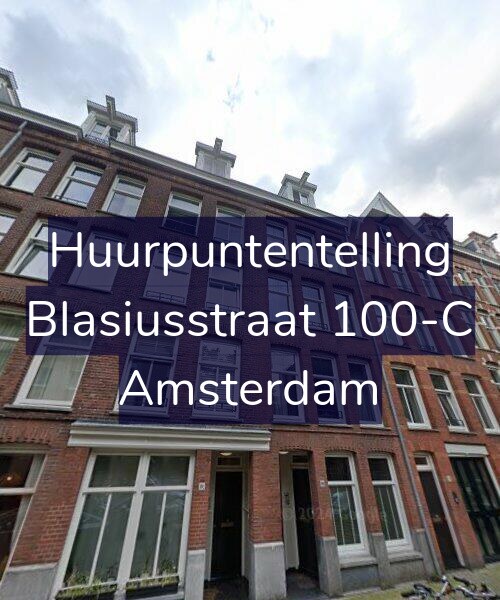 Foto gevel Huurpuntentelling voor Blasiusstraat 100-C, Amsterdam