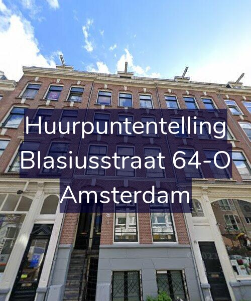 Foto gevel Huurpuntentelling voor Blasiusstraat 64-O, Amsterdam