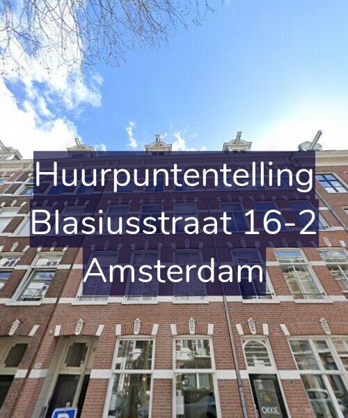 Foto gevel Huurpuntentelling voor Blasiusstraat 16-2, Amsterdam