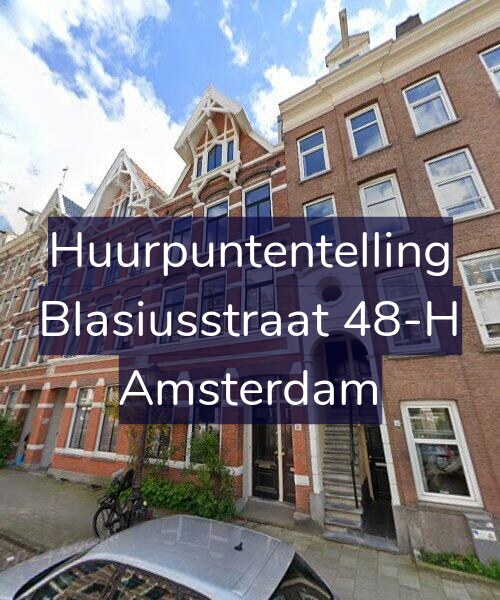Foto gevel Huurpuntentelling voor Blasiusstraat 48-H, Amsterdam