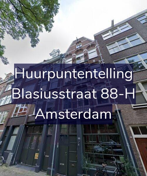 Foto gevel Huurpuntentelling voor Blasiusstraat 88-H, Amsterdam