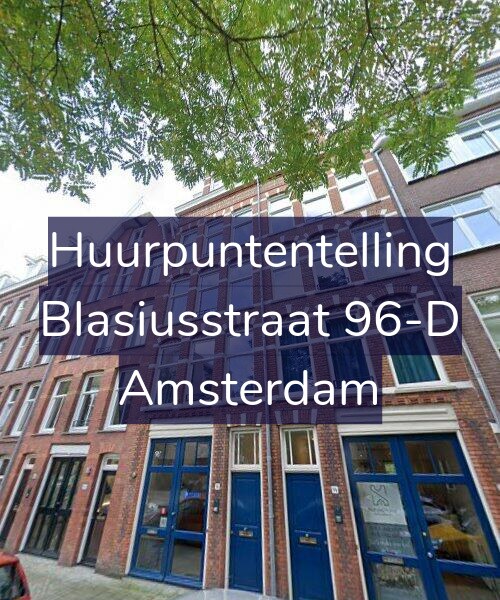 Foto gevel Huurpuntentelling voor Blasiusstraat 96-D, Amsterdam