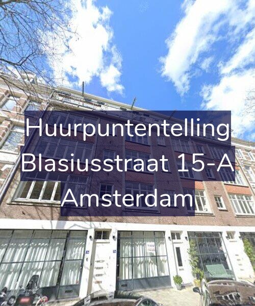 Foto gevel Huurpuntentelling voor Blasiusstraat 15-A, Amsterdam