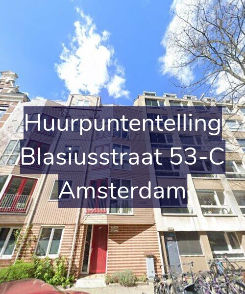 Foto gevel Huurpuntentelling voor Blasiusstraat 53-C, Amsterdam