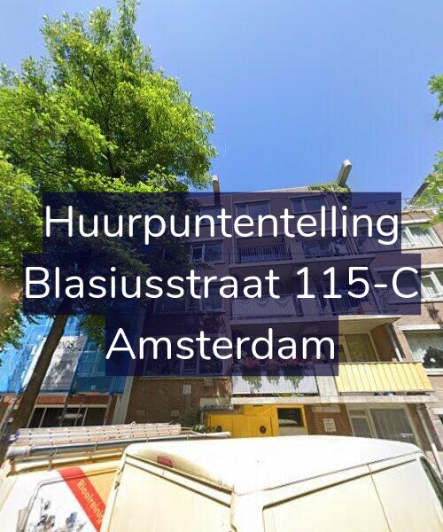 Foto gevel Huurpuntentelling voor Blasiusstraat 115-C, Amsterdam