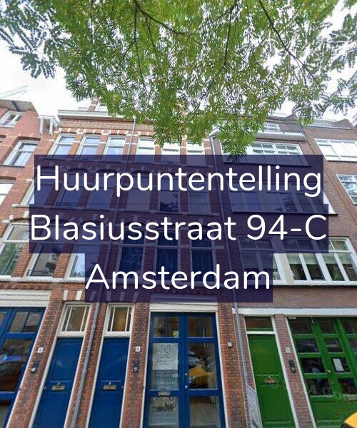 Foto gevel Huurpuntentelling voor Blasiusstraat 94-C, Amsterdam