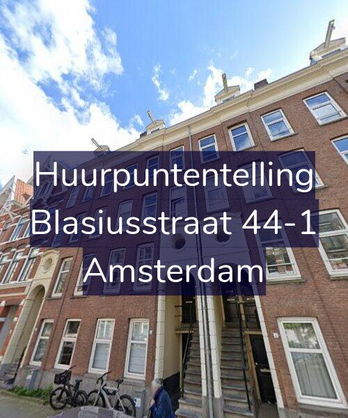 Foto gevel Huurpuntentelling voor Blasiusstraat 44-1, Amsterdam