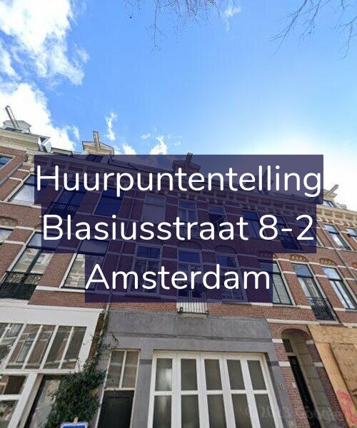 Foto gevel Huurpuntentelling voor Blasiusstraat 8-2, Amsterdam