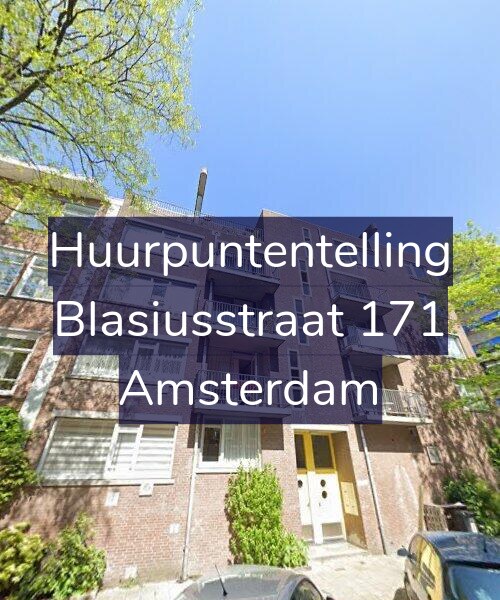 Foto gevel Huurpuntentelling voor Blasiusstraat 171, Amsterdam