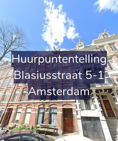 Foto gevel Huurpuntentelling voor Blasiusstraat 5-1, Amsterdam