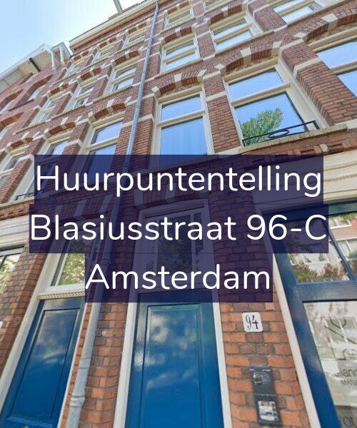 Foto gevel Huurpuntentelling voor Blasiusstraat 96-C, Amsterdam